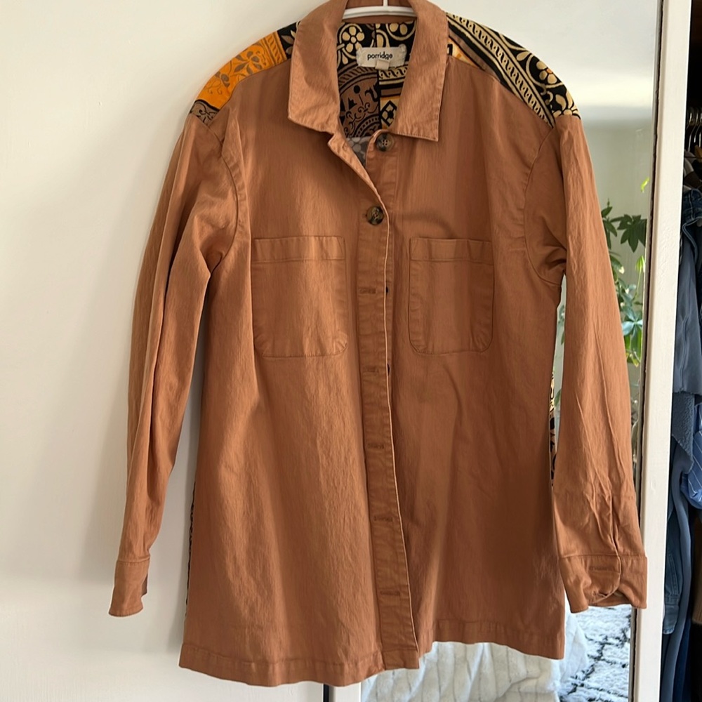 Anthropologie shirt jacket in size S